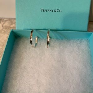 Tiffany & Co 1837 Hoop Earrings